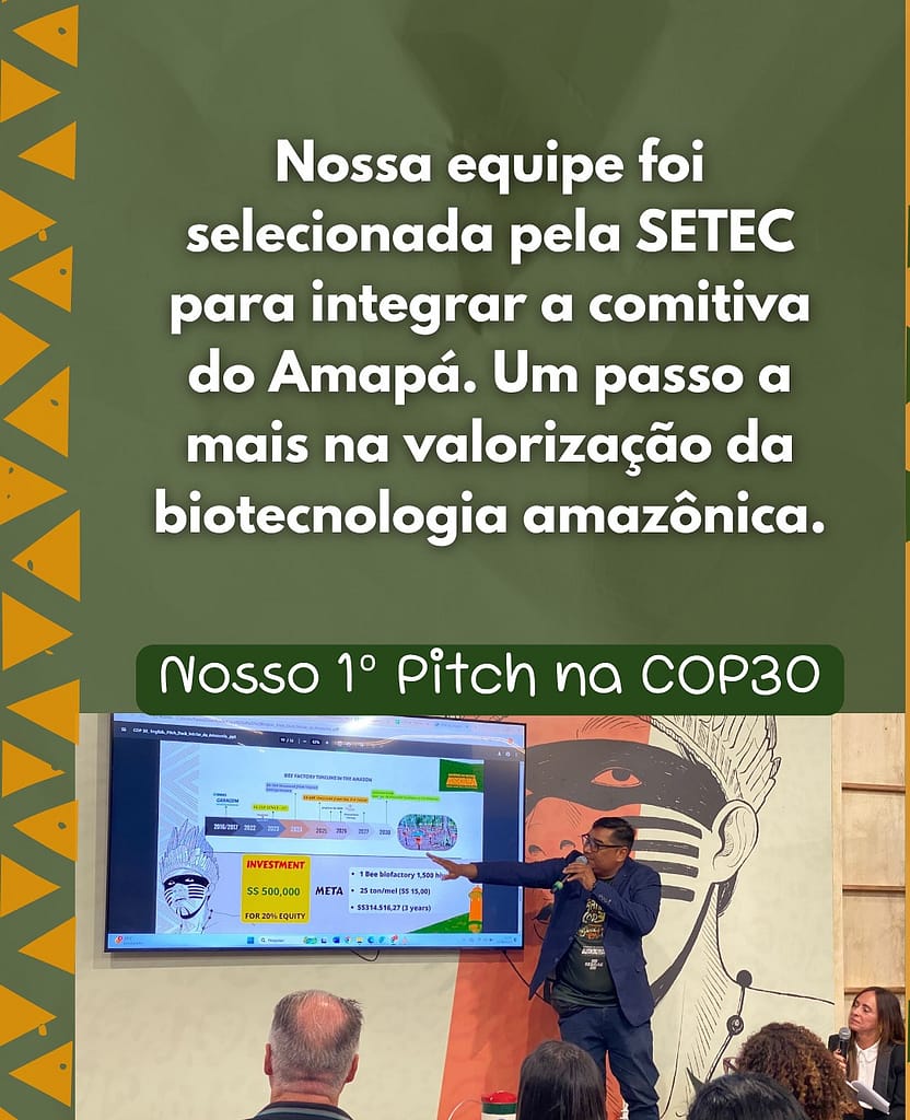 Nosso 1º pitch na COP30